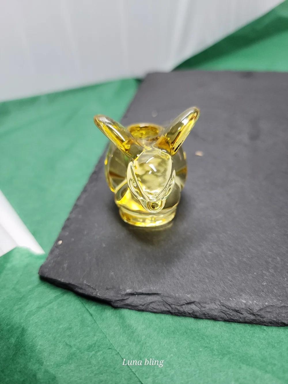 4 Glass Small Rabbit Decorative Candle Holders
